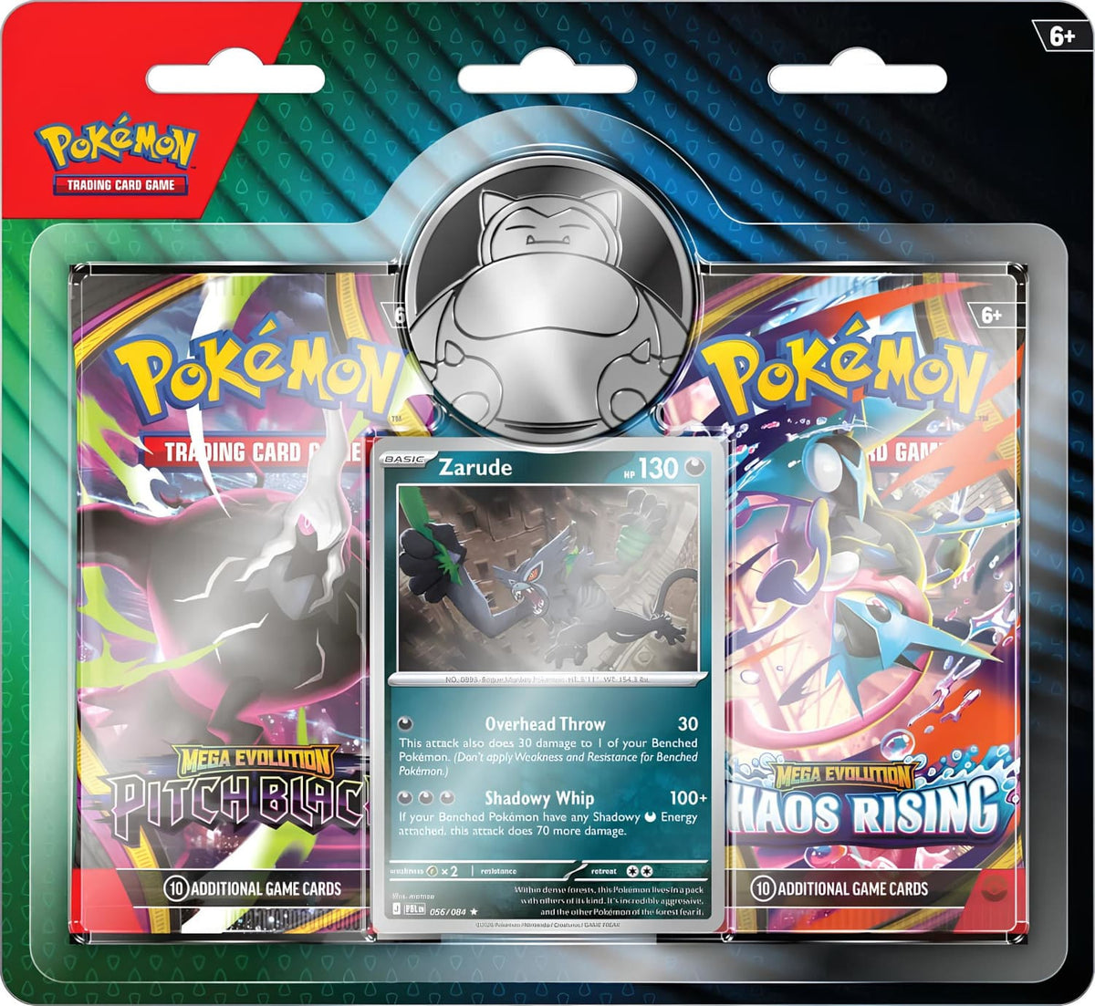Pitch Black 2 pack Blister