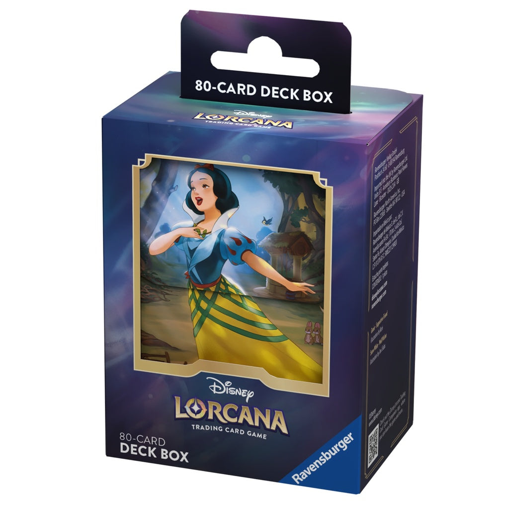 Lorcana Snow White 80 Card Deck Box