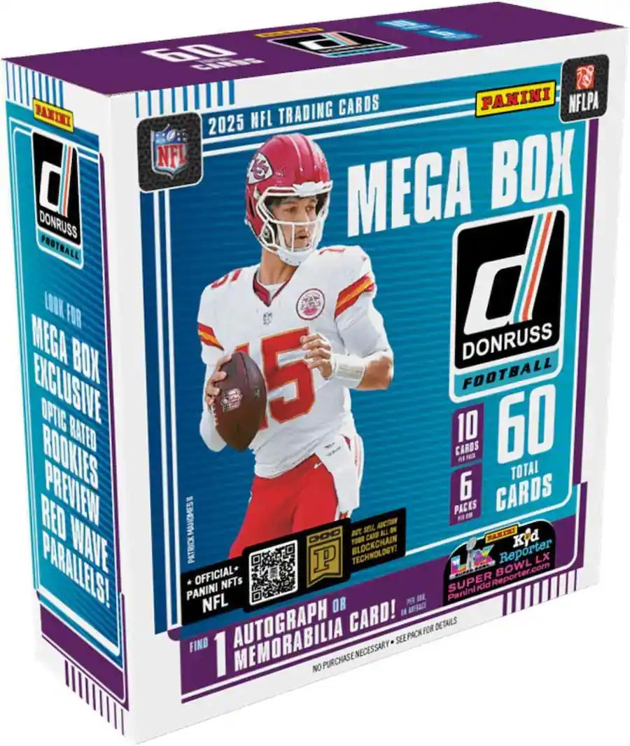 2025 Donruss Football Mega Box Retail