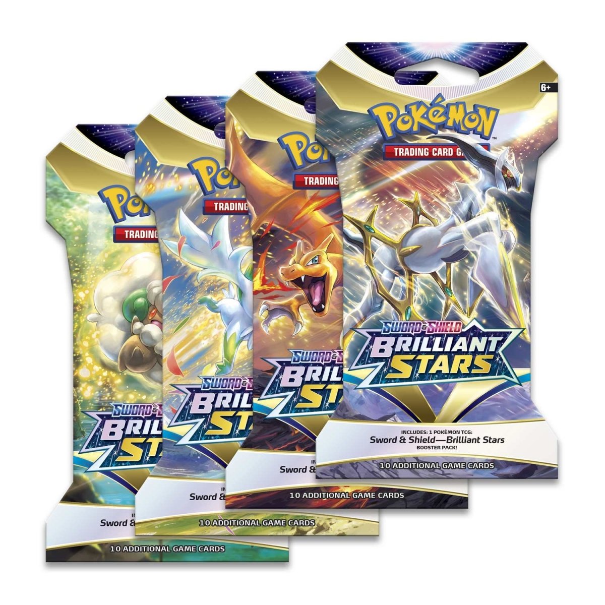 Pokemon Sword & Shield Brilliant Stars Sleeved Booster Pack