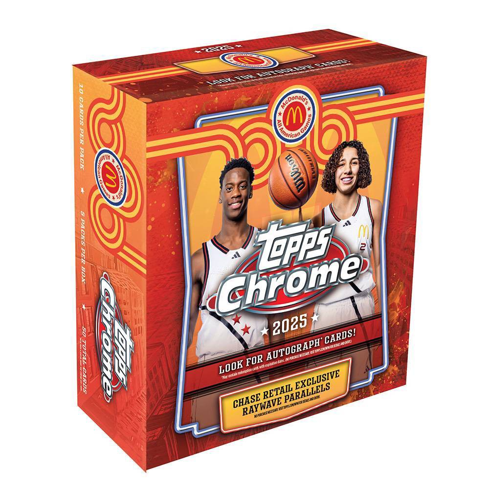 2025 Topps Chrome Mcdonalds Mega Box