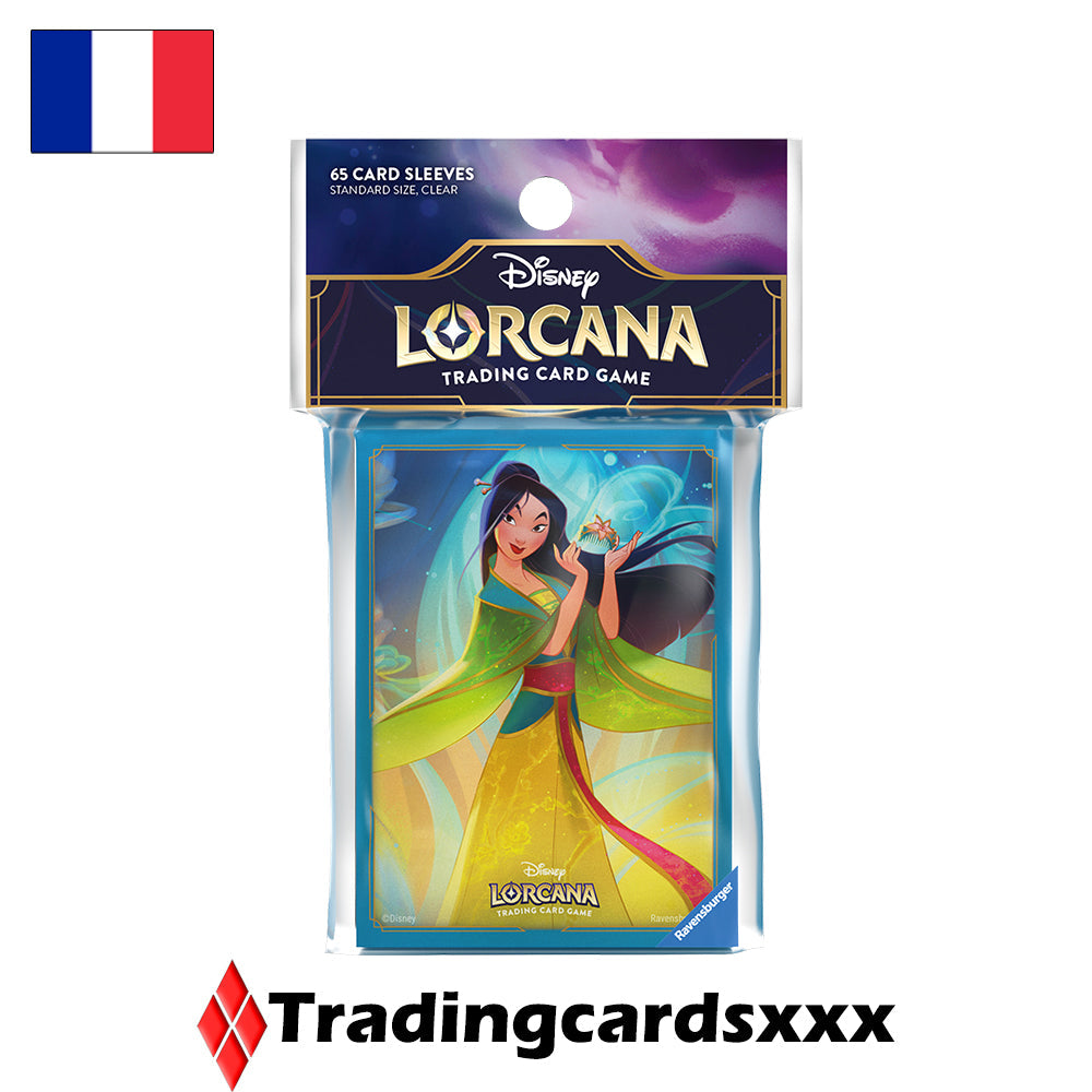 Lorcana Mulan with Comb Card Sleeves