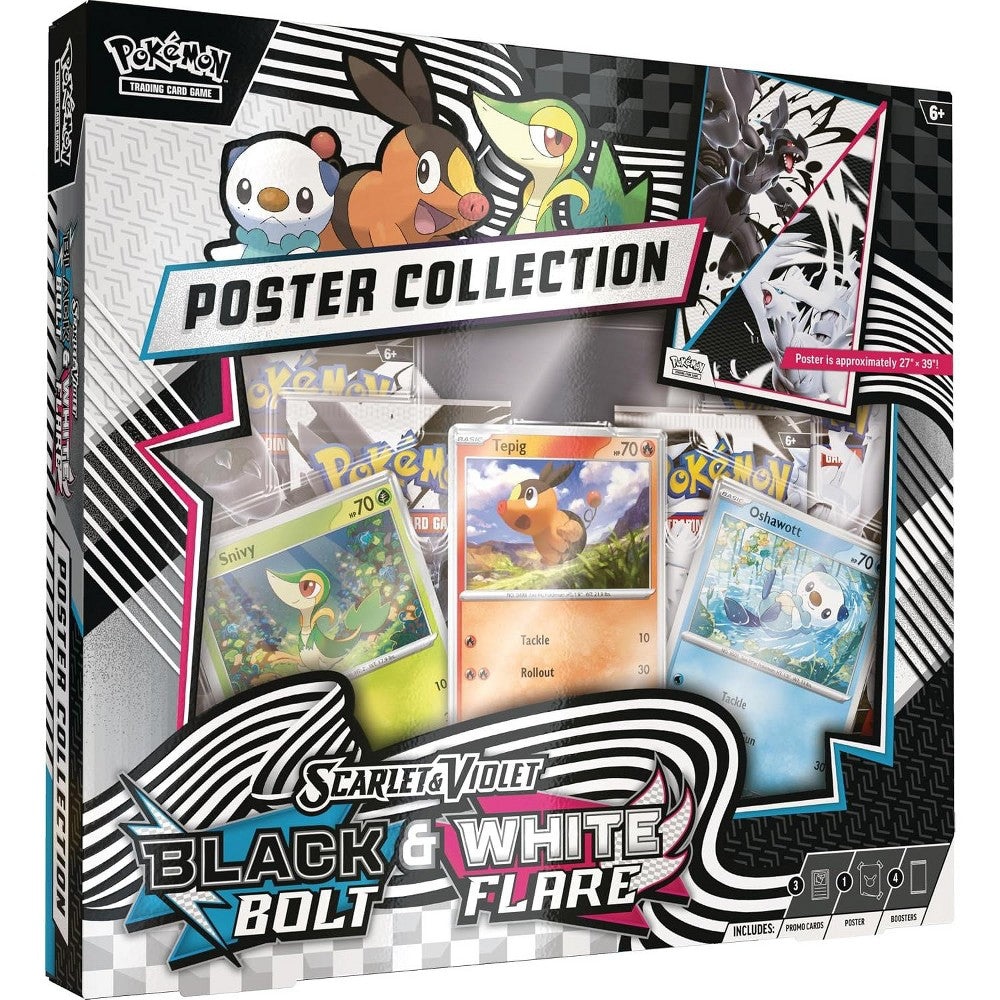 Pokemon Black Bolt White Flare Poster Collection