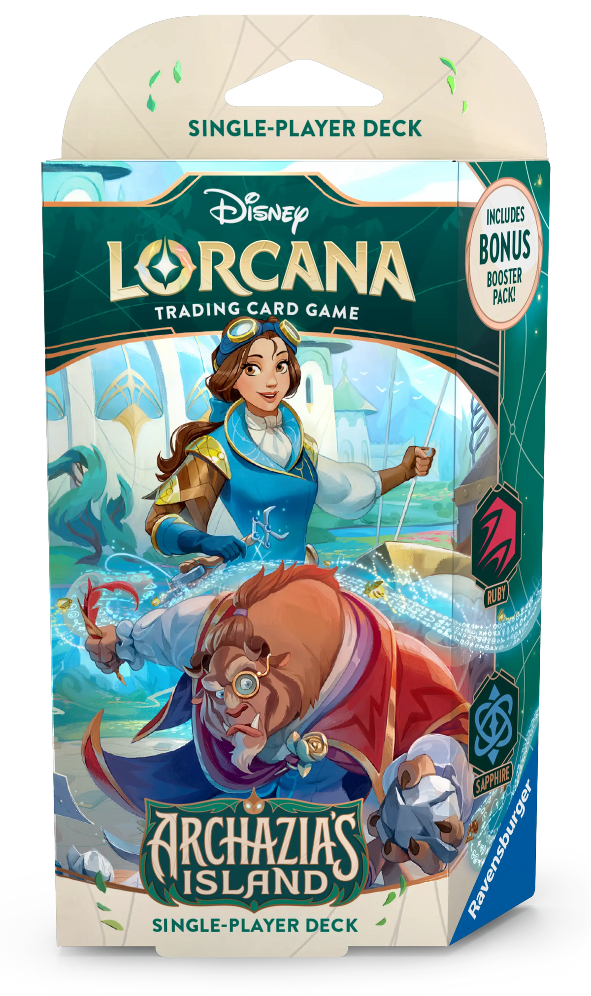 Disney Lorcana Archazla's Island Starter Deck Beauty & the Beast