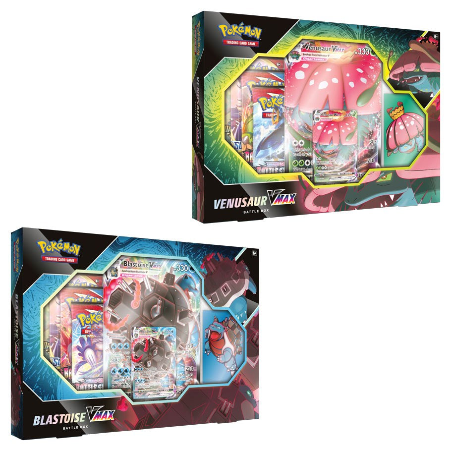 The Pokemon Company Venusaur/Blastoise VMAX Battle Box