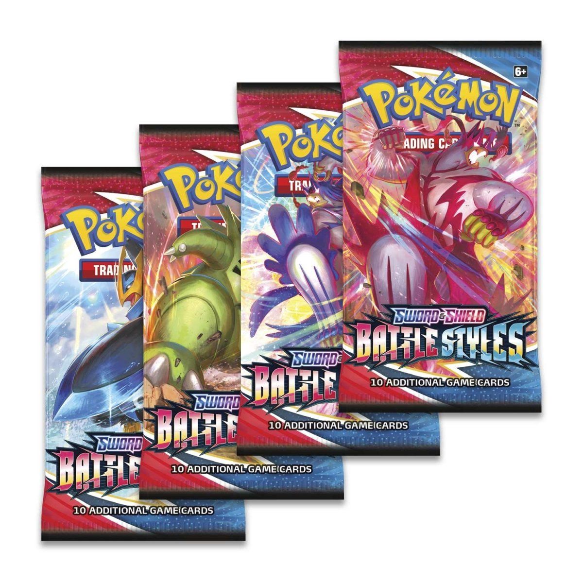 Pokemon TCG: Sword & Shield Battle Styles Booster Pack - 10 Cards