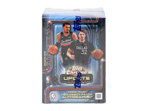 2025/26 Basketball Topps Chrome Update Series Blaster Box